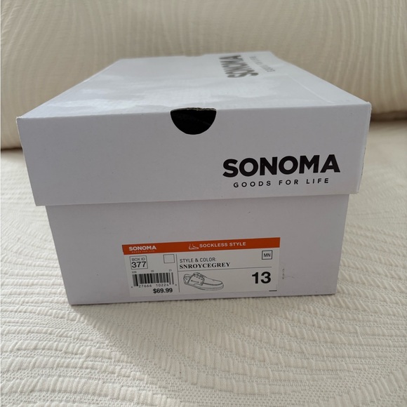 Men’s Sonoma Boat Shoes Sockless Style - Picture 4 of 5